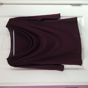 GAP Dark Cranberry Top
